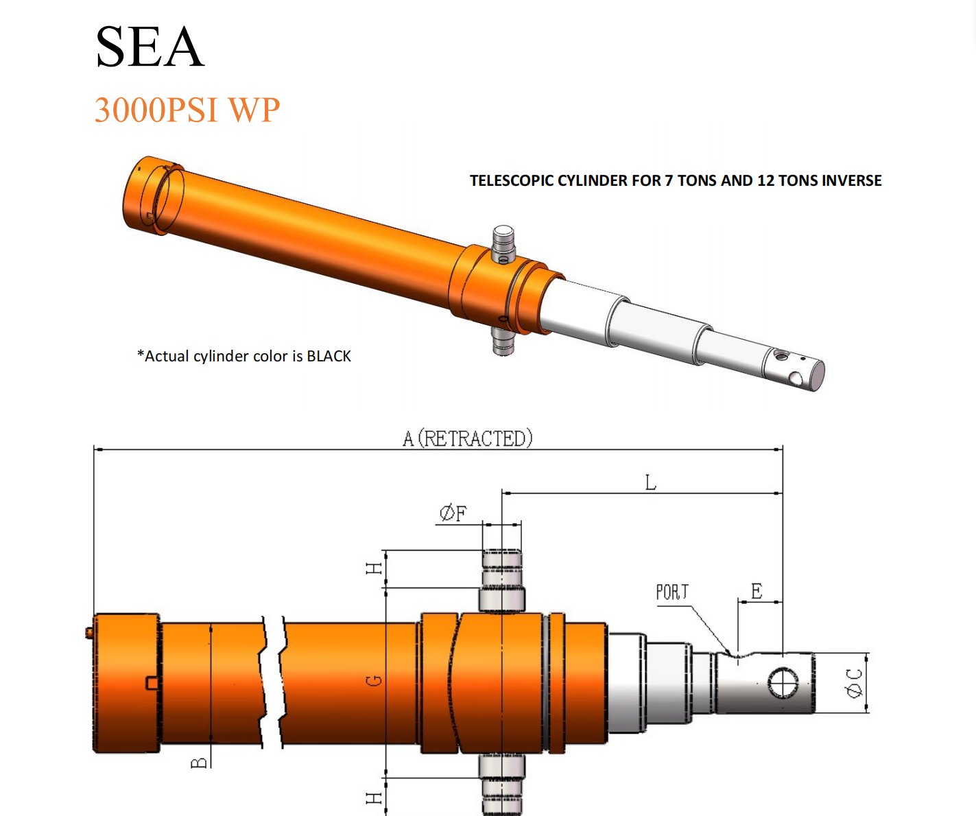 Itinataas ng HCIC ang Bar gamit ang Multistage Hydraulic Cylinder para sa Pinahusay na Trailer Efficiency