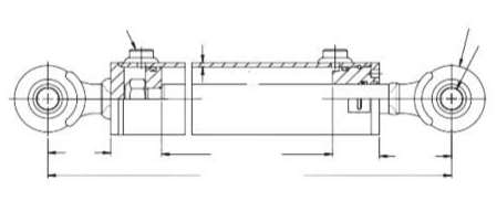 Side Link Hydraulic Cylinders Pagsukat Gabay