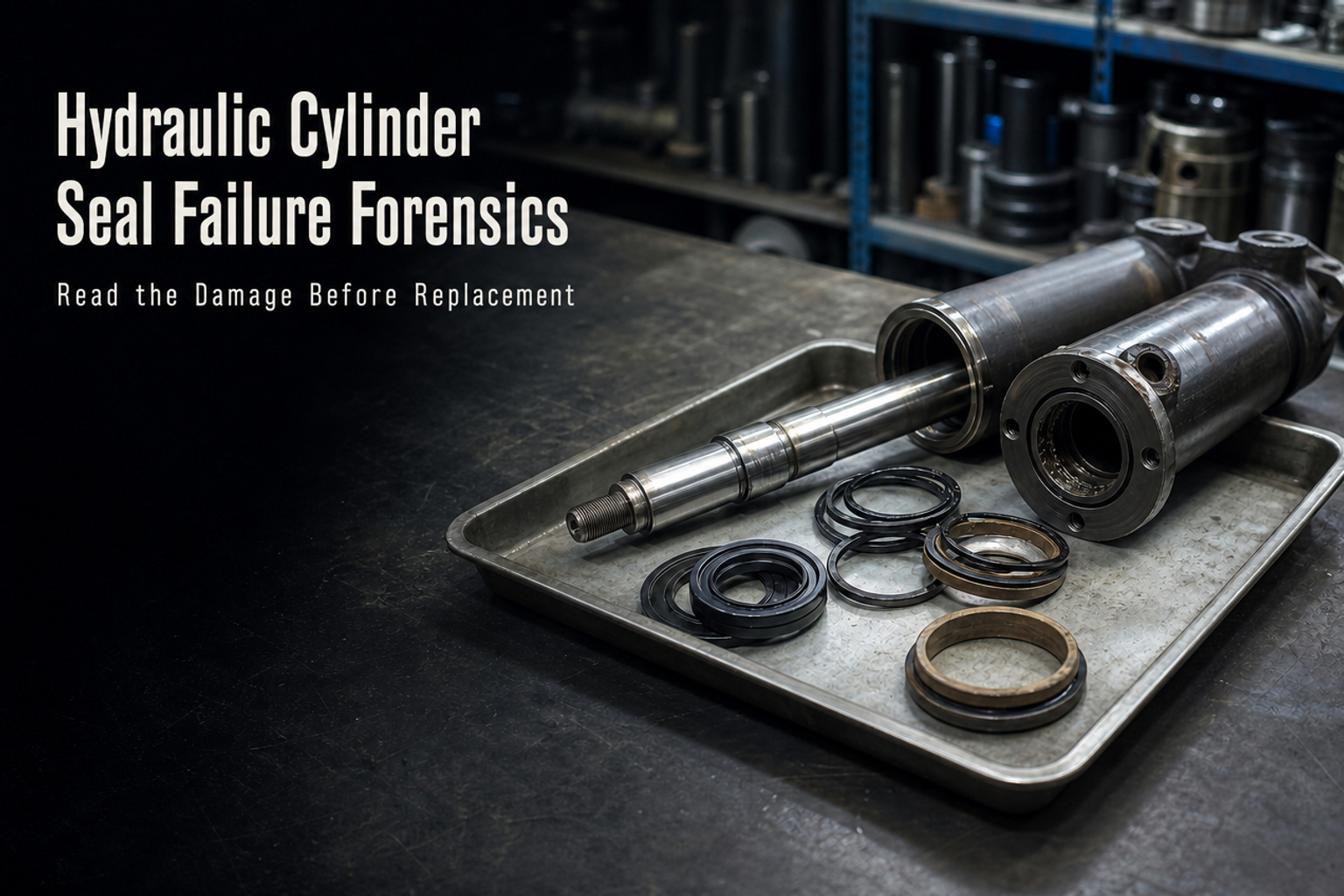 Hydraulic Cylinder Seal Failure Forensics: Basahin ang Pinsala Bago Umorder ng Kapalit