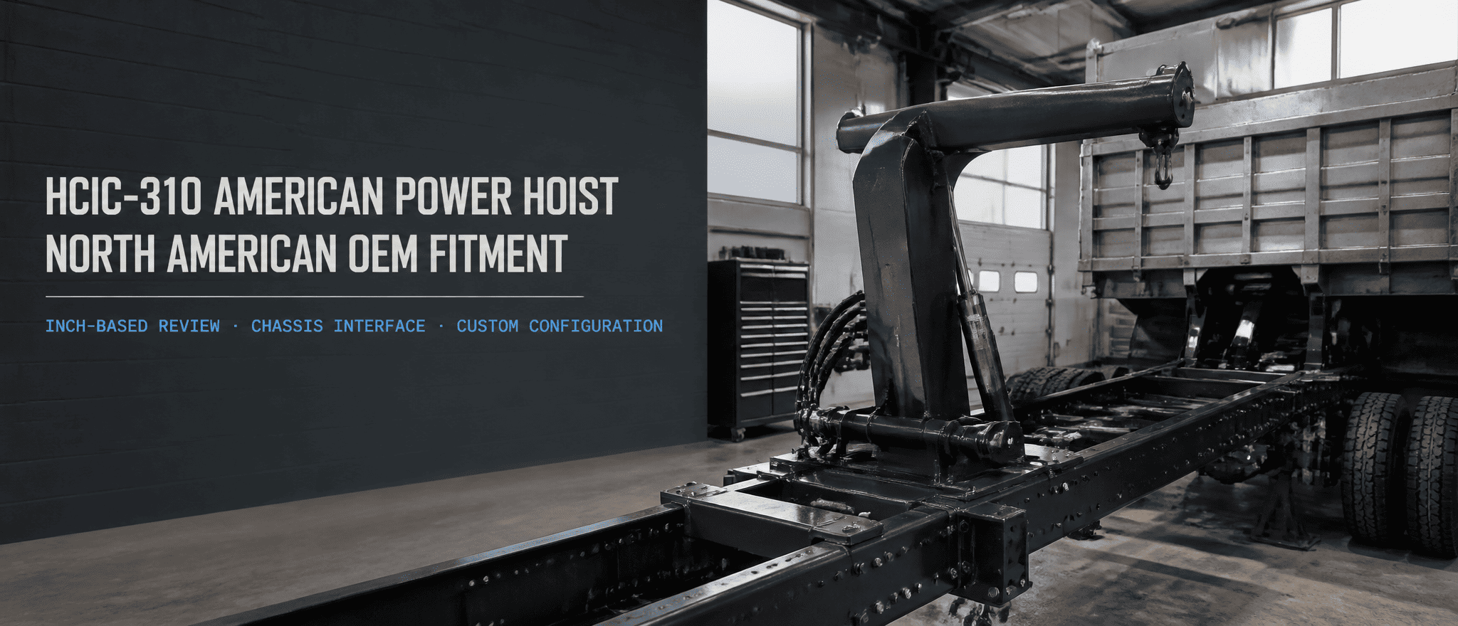 Inilalagay ng HCIC ang Inch-Based Fitment sa Sentro ng HCIC-310 American Power Hoist Resource nito