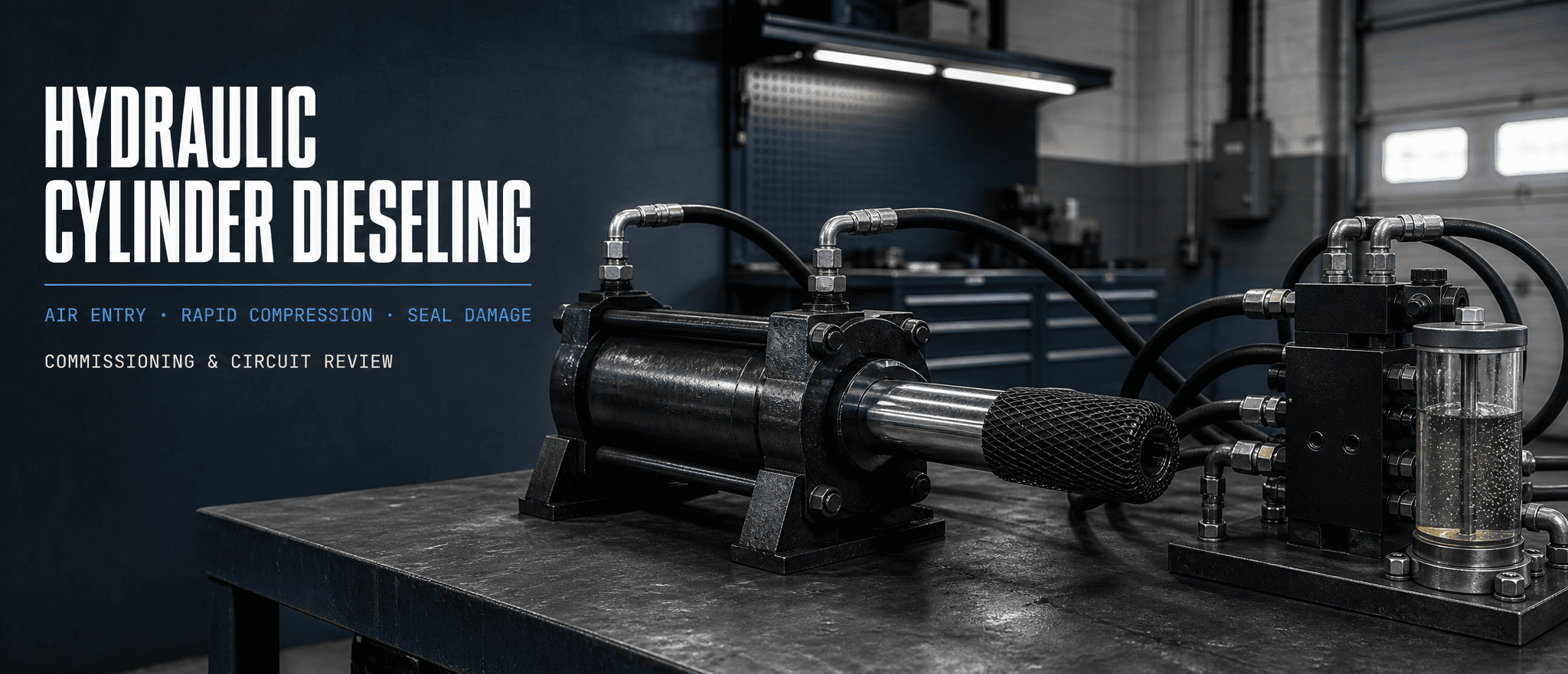 Ang Hydraulic Cylinder Dieseling ay Problema sa Pag-commissioning at Circuit, Hindi Lamang Problema sa Seal