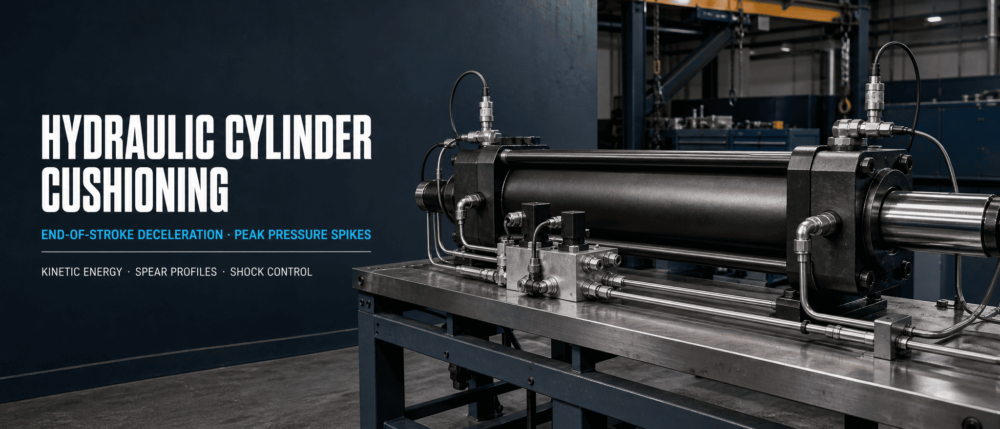 Hydraulic Cylinder Cushioning Sizing: Paano Kontrolin ang End-of-Stroke Deceleration at Pressure Spike