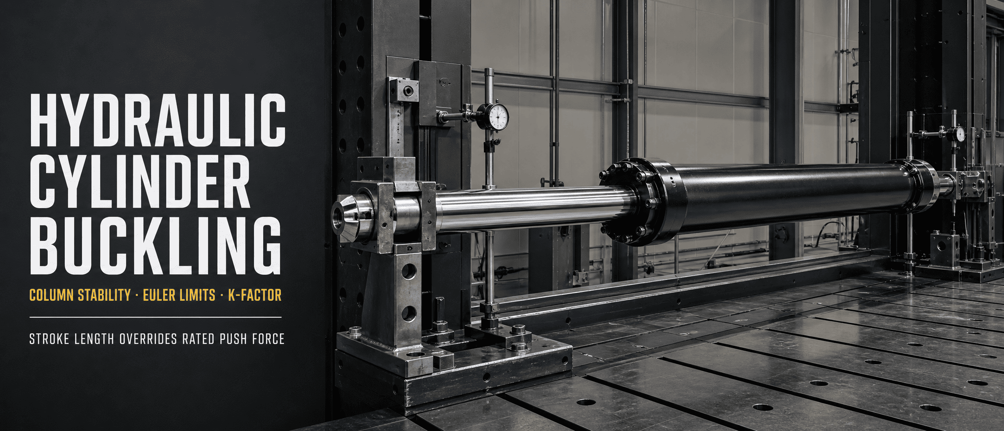 Hydraulic Cylinder Buckling Calculations: Bakit Ino-override ng Stroke Length ang Rated Push Force