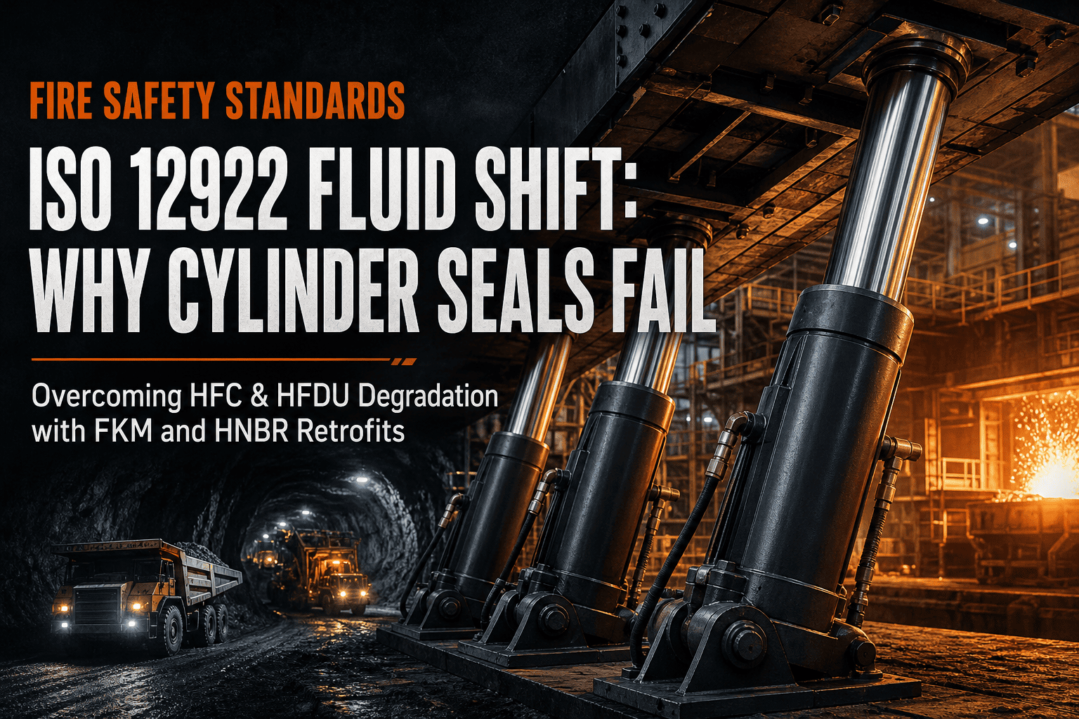 Global Fire Safety Shift: Bakit Pinipilit ng ISO 12922 HFDU at HFC Fluids ang Hydraulic Cylinder Seal Redesigns