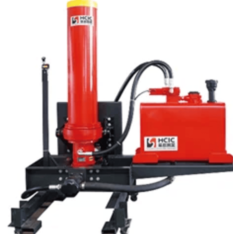 Multi-stage hydraulic cylinder na naka-mount sa harap