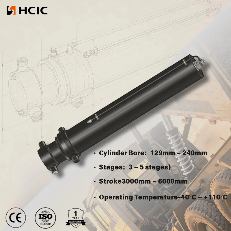 Front Tipping Hydraulic Cylinder