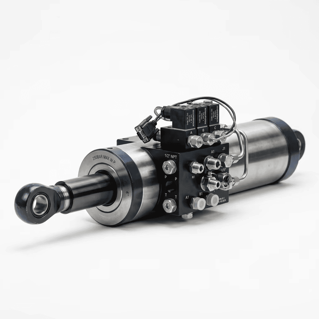Pinagsama-samang Counterbalance Valve Hydraulic Cylinders