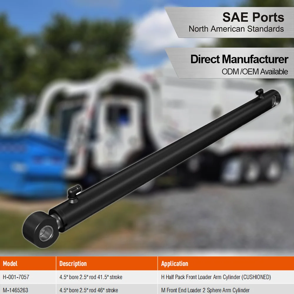 L-HYC00823 Sweep Packer Hydraulic Cylinder para sa Rear Loader Garbage Truck